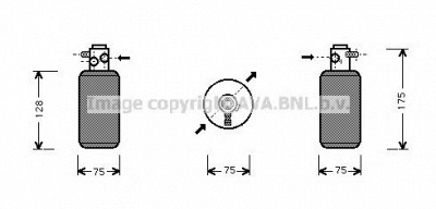 AVA QUALITY COOLING msd050 -  Осушитель, кондиционер